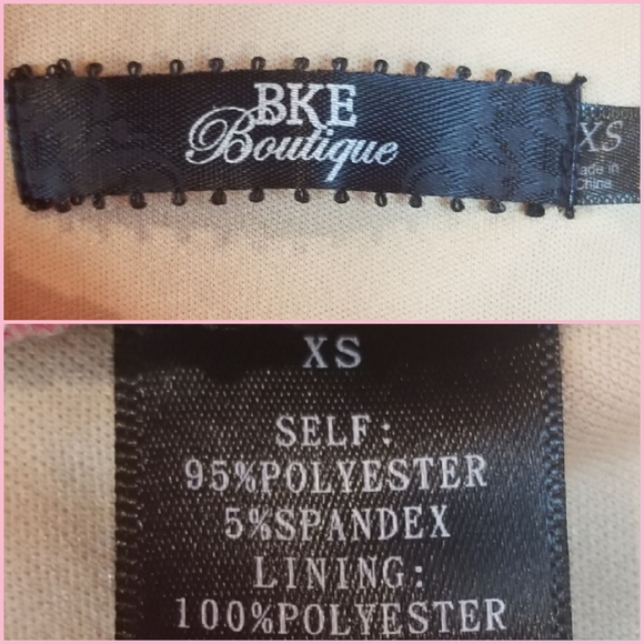 BKE Boutique Lazer Cut Peplum Top - Picture 3 of 5